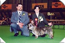 May 2001 - Breege was Best Puppy in Breed at Crufts Photo courtesy of RBT International